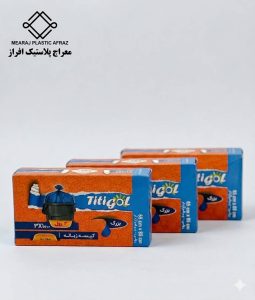 کیسه زباله رولی آبی (تیتی‌گل) 85*65