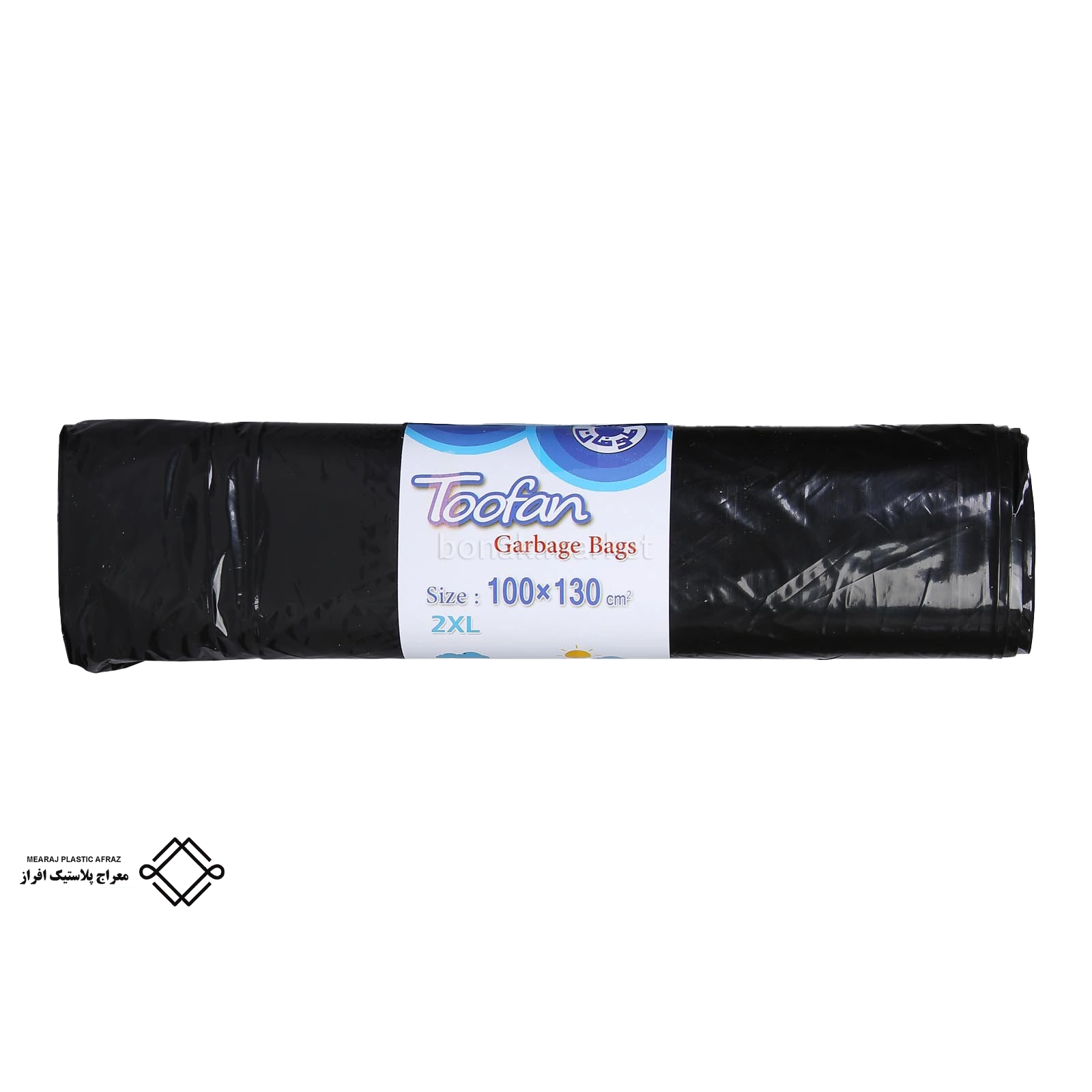 خرید کيسه زباله رولي طوفان 130*100| در تهران